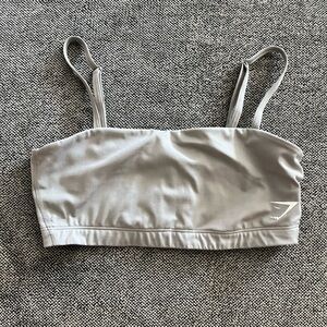 Gray Gymshark Women's Bandeau Sports Bra